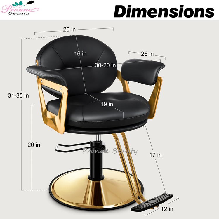 Modern professional barber chair commercial salon hair cutting chair reclining hydraulic hair salon styling chair