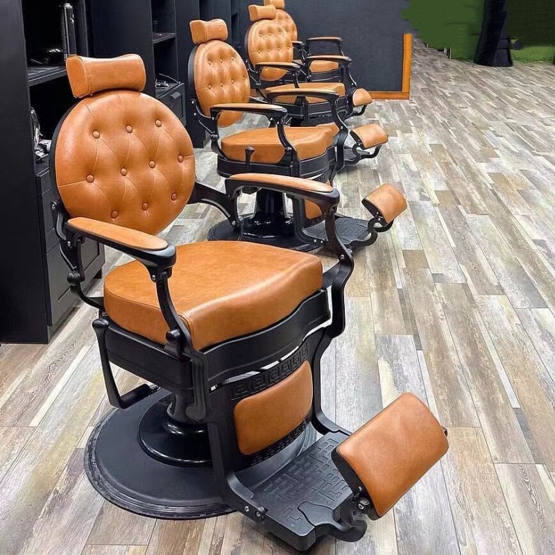 Wholesale Vintage Comfortable Reclining Antique Equipment Hydraulic Beauty Furniture Styling Hair Salon Barber Chair