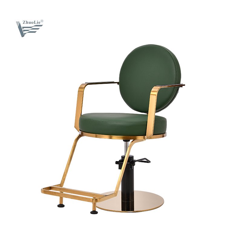 Modern Barber Shop Chair Hair Salon Cutting Styling Chair with Footrest Nail Shop Salon Furniture
