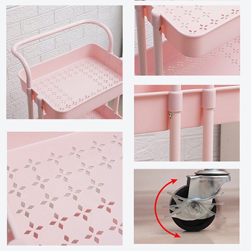 Factory Price Wholesale Beauty Salon Trolley Floor Multi-layer Mobile Trolley Beauty Studio Cart