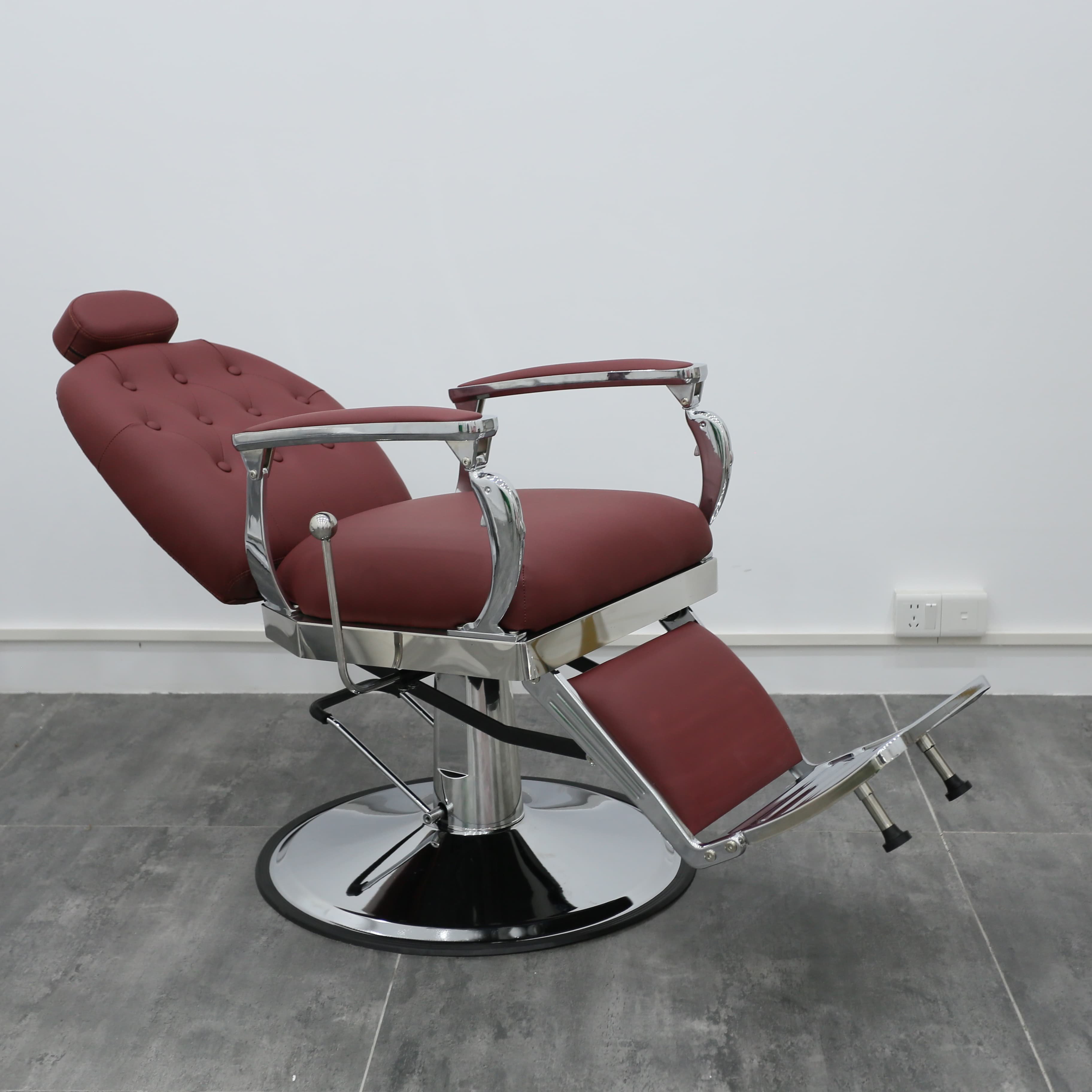 High Quality Factory Barber Chair Hydraulic Pump Salon Sillas De Barberia Camilla Hairstyle Antique Reclining Barber Chair
