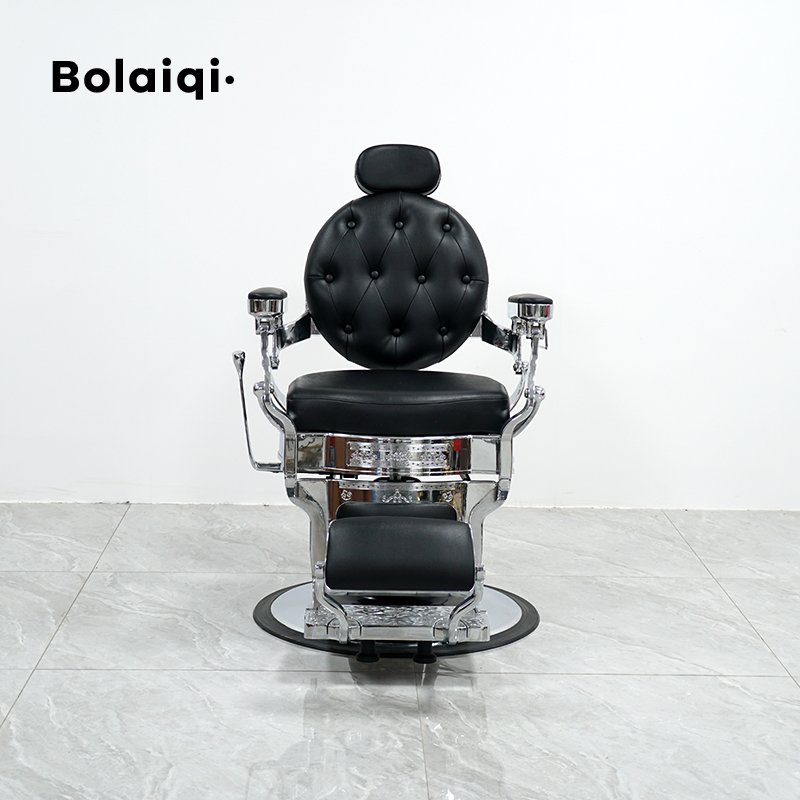 BOLAIQI Modern Height Adjustable Styling Chairs Salon Furniture Barber Shop Commercial Equipment Barber Chair For Shaving