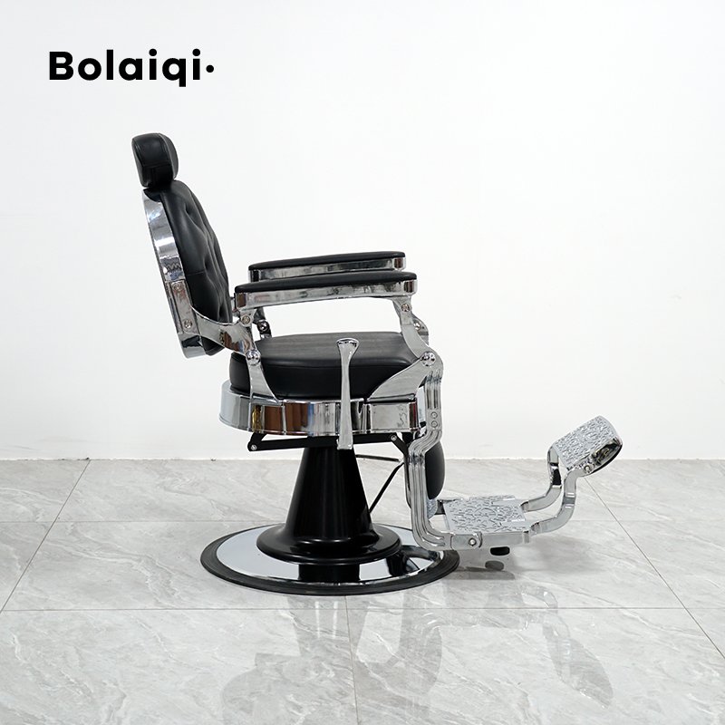 BOLAIQI Modern Height Adjustable Styling Chairs Salon Furniture Barber Shop Commercial Equipment Barber Chair For Shaving