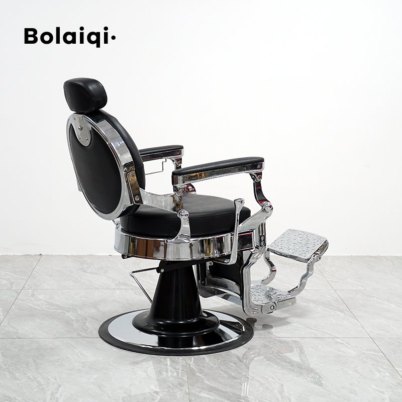 BOLAIQI Modern Height Adjustable Styling Chairs Salon Furniture Barber Shop Commercial Equipment Barber Chair For Shaving