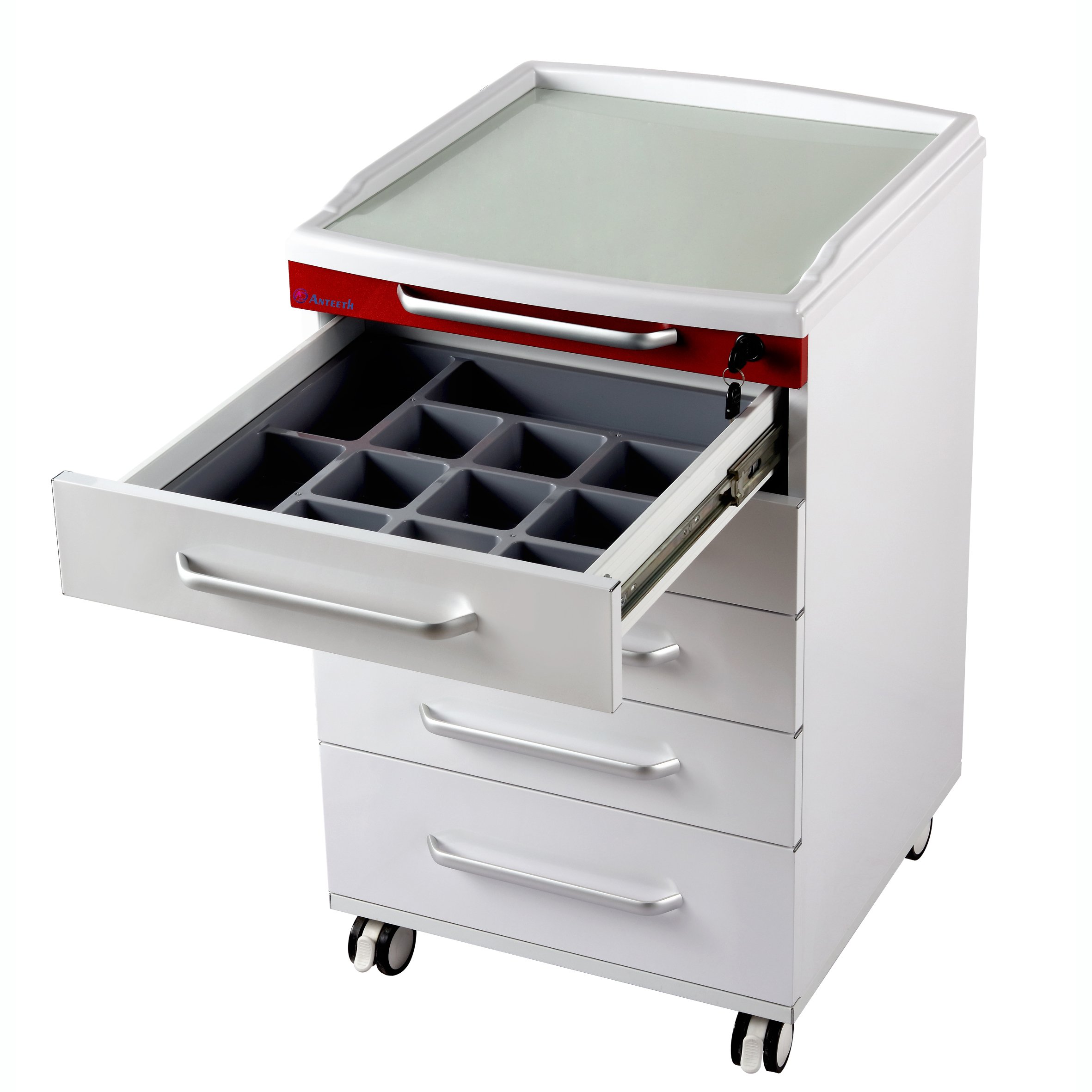 Customized Salon Office Mobile Cabinet Medical Standard Mobile Trolley Dental Cabinet Furniture Clinic