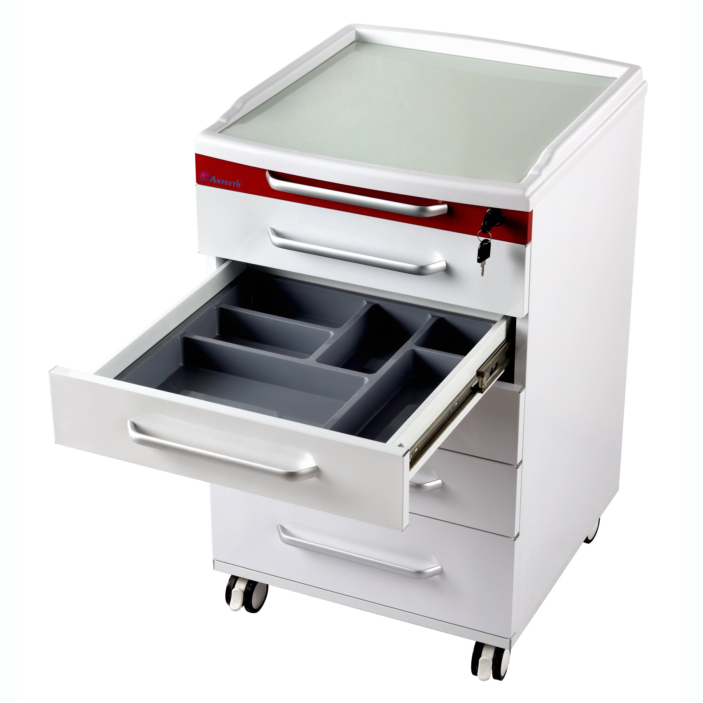 Customized Salon Office Mobile Cabinet Medical Standard Mobile Trolley Dental Cabinet Furniture Clinic