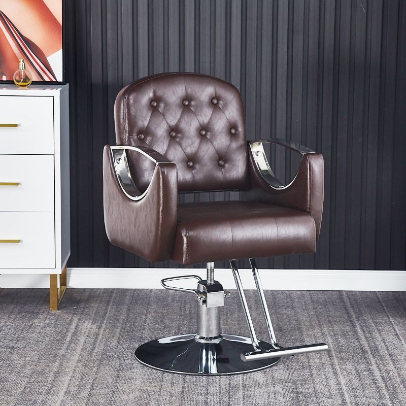 Luxury Barbershop Chair for Salon Furniture High Quality Hydraulic Barber Chair with Rotating Function