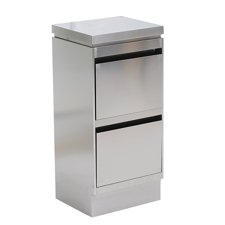 modern style gold stainless steel salon trolley barber wall cabinet