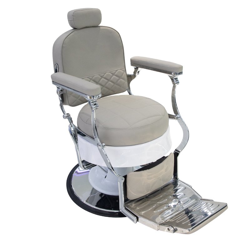 Classic Black and white vintage heavy duty barber chair Barbering Chairs Hydraulic antique hair cutting chair