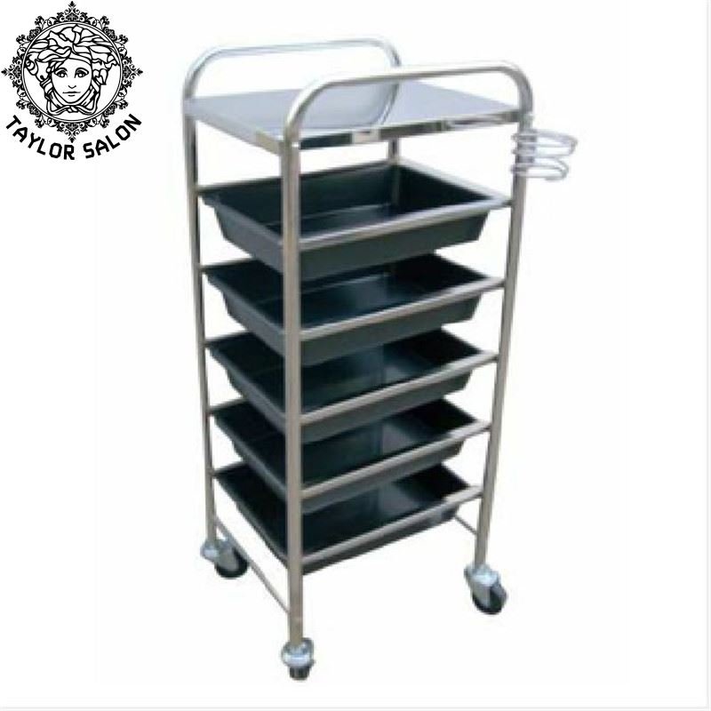 hair salon furniture hair salon trolley with lock