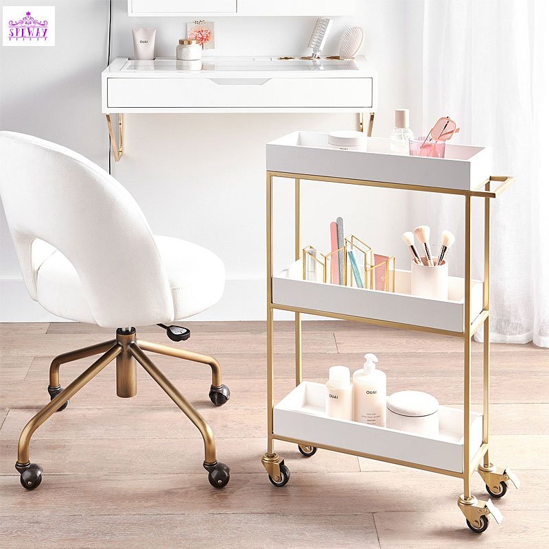 Beauty Salon Barber Shop Trolley Multifunctional Hair Salon Beauty Trolley Hair Salon Furnitures