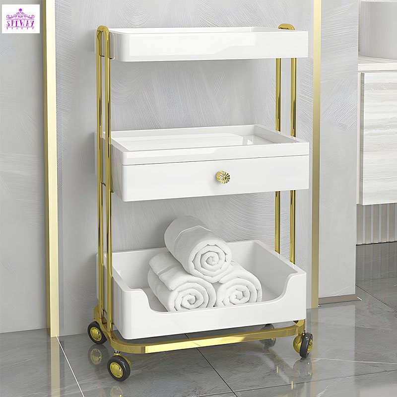 Beauty Salon Barber Shop Trolley Multifunctional Hair Salon Beauty Trolley Hair Salon Furnitures