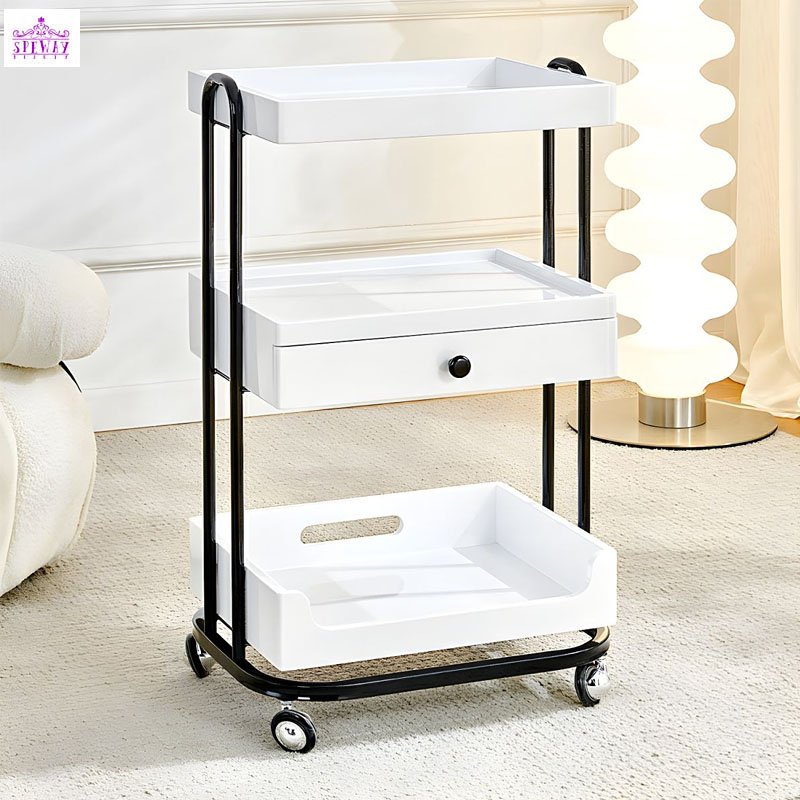 Beauty Salon Barber Shop Trolley Multifunctional Hair Salon Beauty Trolley Hair Salon Furnitures