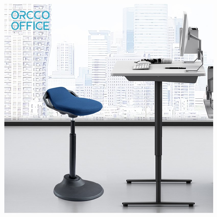 65-84CM Ergonomic Standing Desk Height Adjustable Pneumatic Backless Seats Adjustable Office Wobble Stool Chair