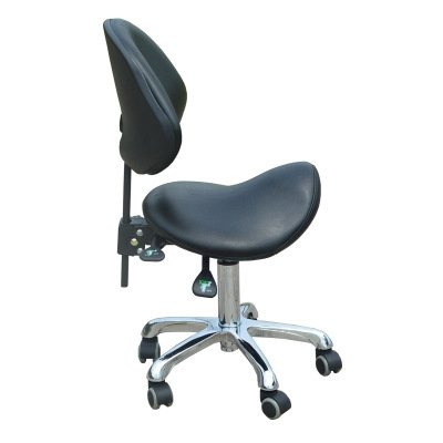 Professional Salon Furniture Adjustable Saddle Rolling Clinic Spa Massage Stool Chair