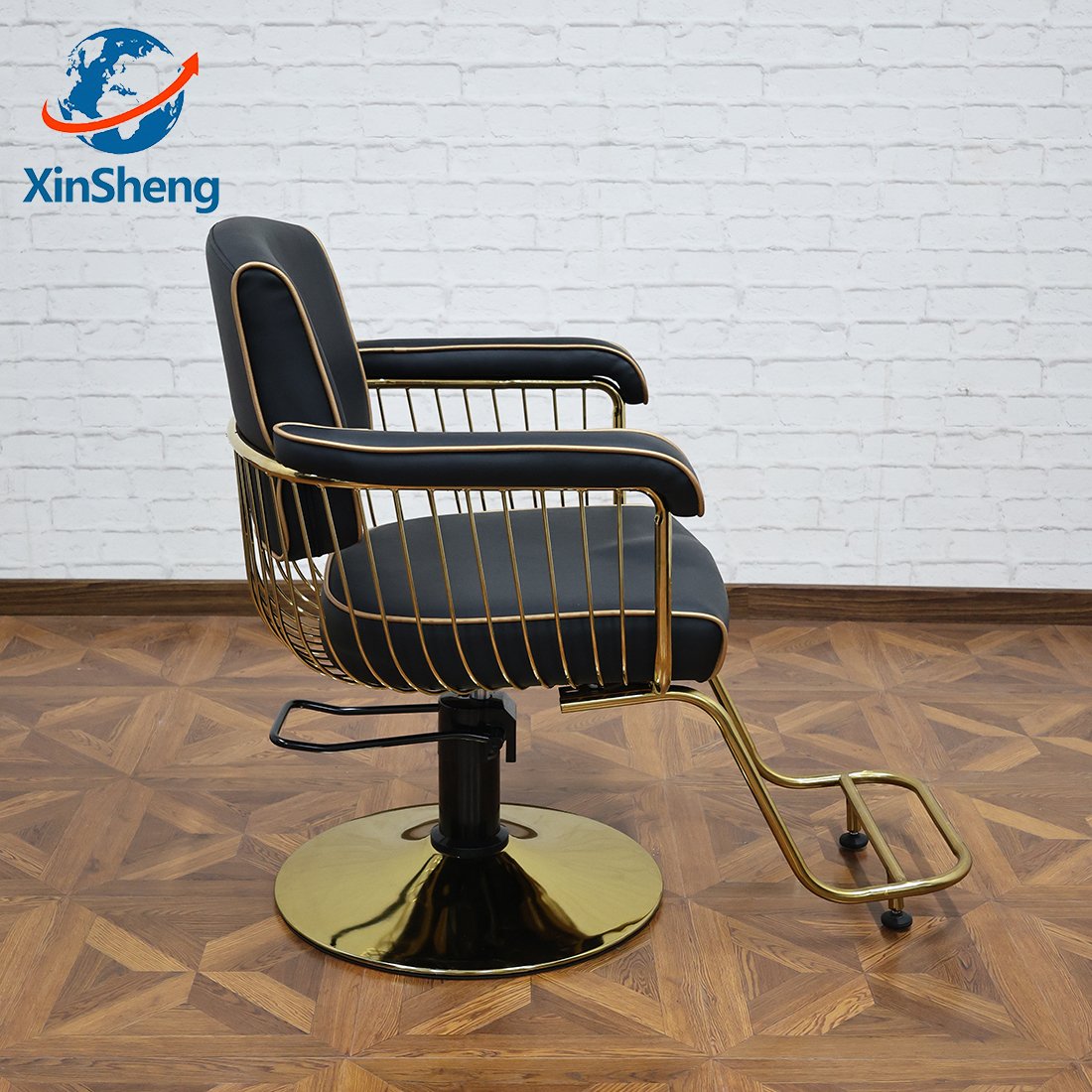 High Quality Hot Selling Wholesale Salon Chairs Furniture Hairdressing Salon Beauty Styling Pink Barber Chair For Beauty Shop