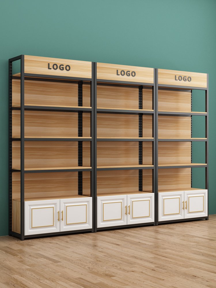 Shelves display cabinets Product display cabinets Beauty salon shelves barbershop multi-layer cosmetic display cabinets