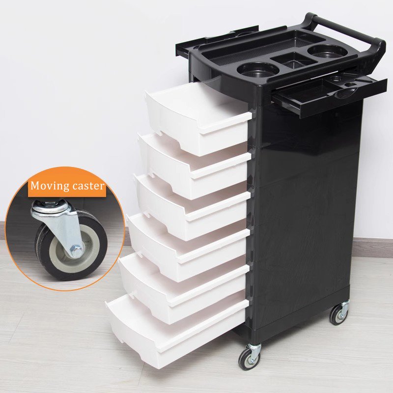 Modern Rotatable Mobile Salon Trolley Factory Wholesale Price Cheap Salon Nail Beauty Trolley