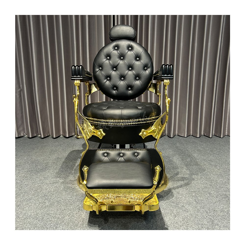 High-end Salon Vintage Men's Barber Chair Barber Shop Hair Salon Dedicated Barber Styling Chair