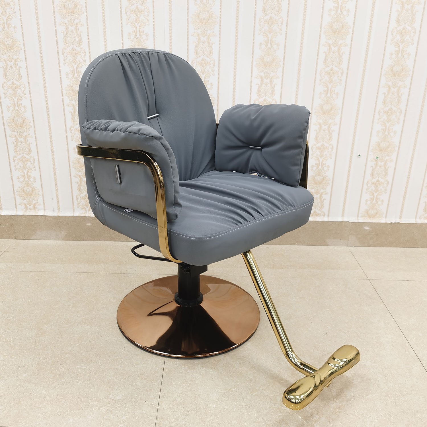Modern durable salon styling chair fashionable portable adjustable Hydraulic cutting hair chair cheap barber chair