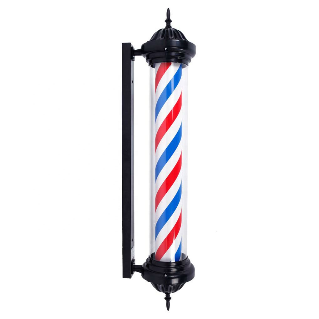 barber shop pole gold barber pole factory direct sale cheap price hairdressing salon pole