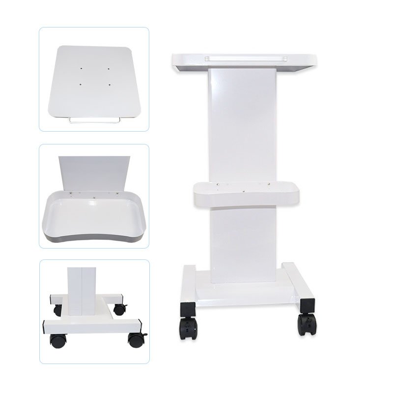 New Arrival Beauty Salon Trolley For Laser Equipment With 4 Mobile Wheels Beauty Hair Salon Rolling Trolley Cart