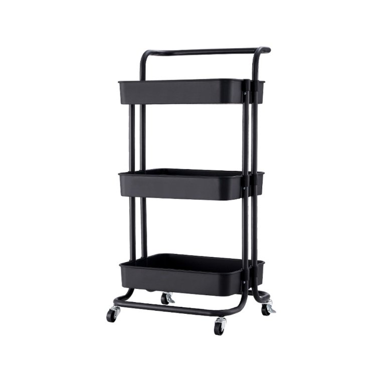 Salon Furniture Beauty Equipment Hairdresser Trolley Metal Customized Barber Mobile Rolling Salon Cart Hair Trolley Storage