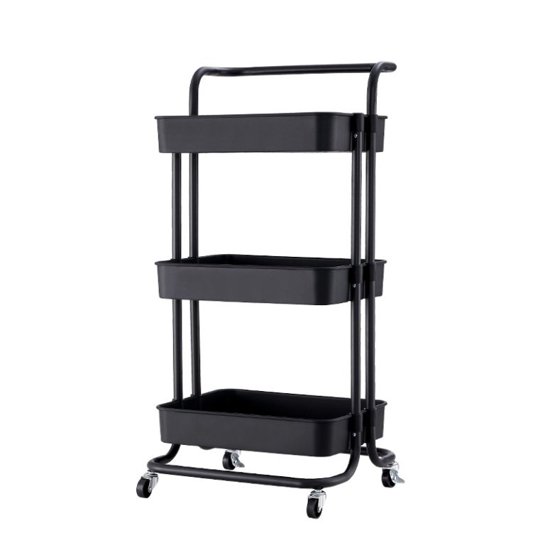 Salon Furniture Beauty Equipment Hairdresser Trolley Metal Customized Barber Mobile Rolling Salon Cart Hair Trolley Storage
