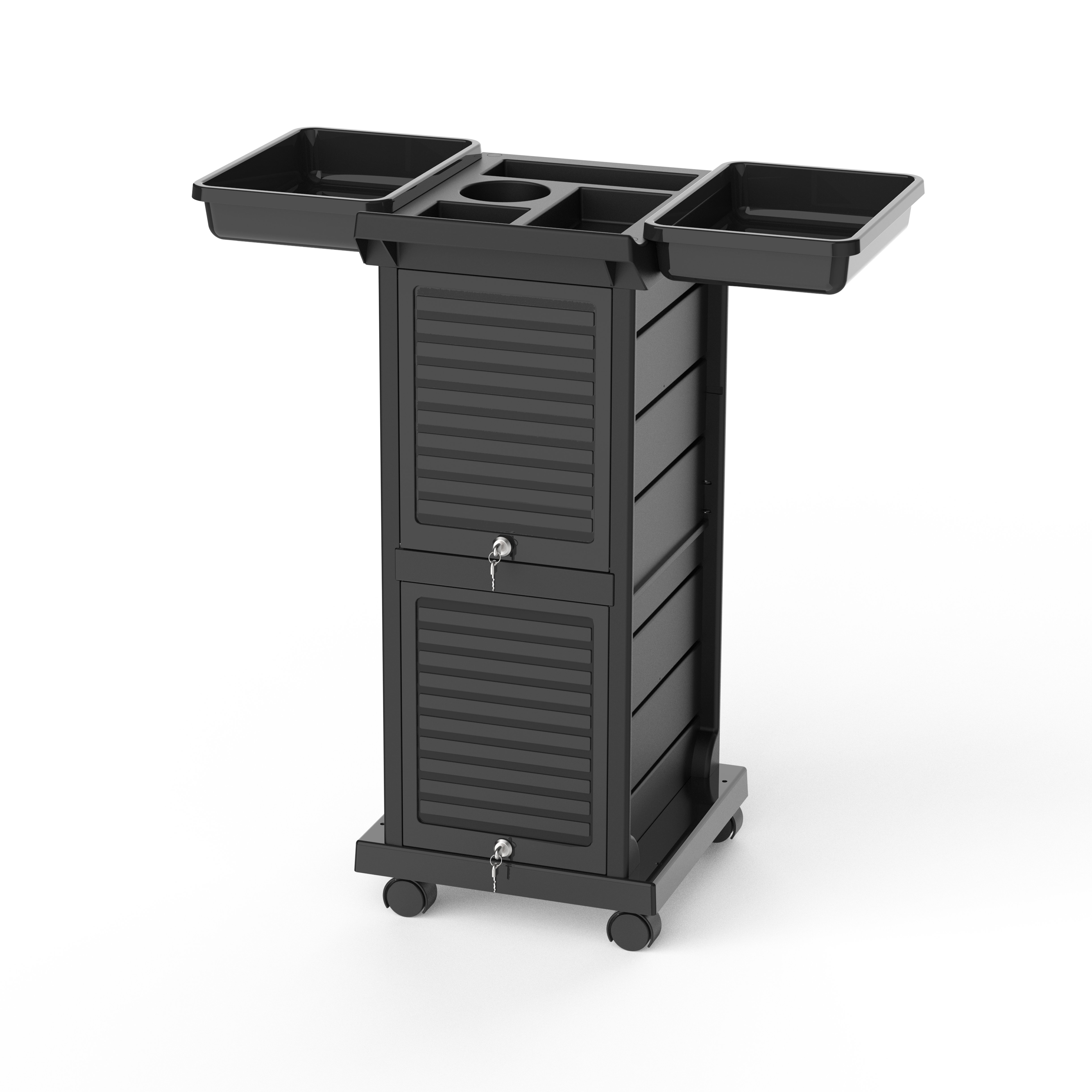 Hairdressing beauty Stylish Lockable Hair Salon Trolley