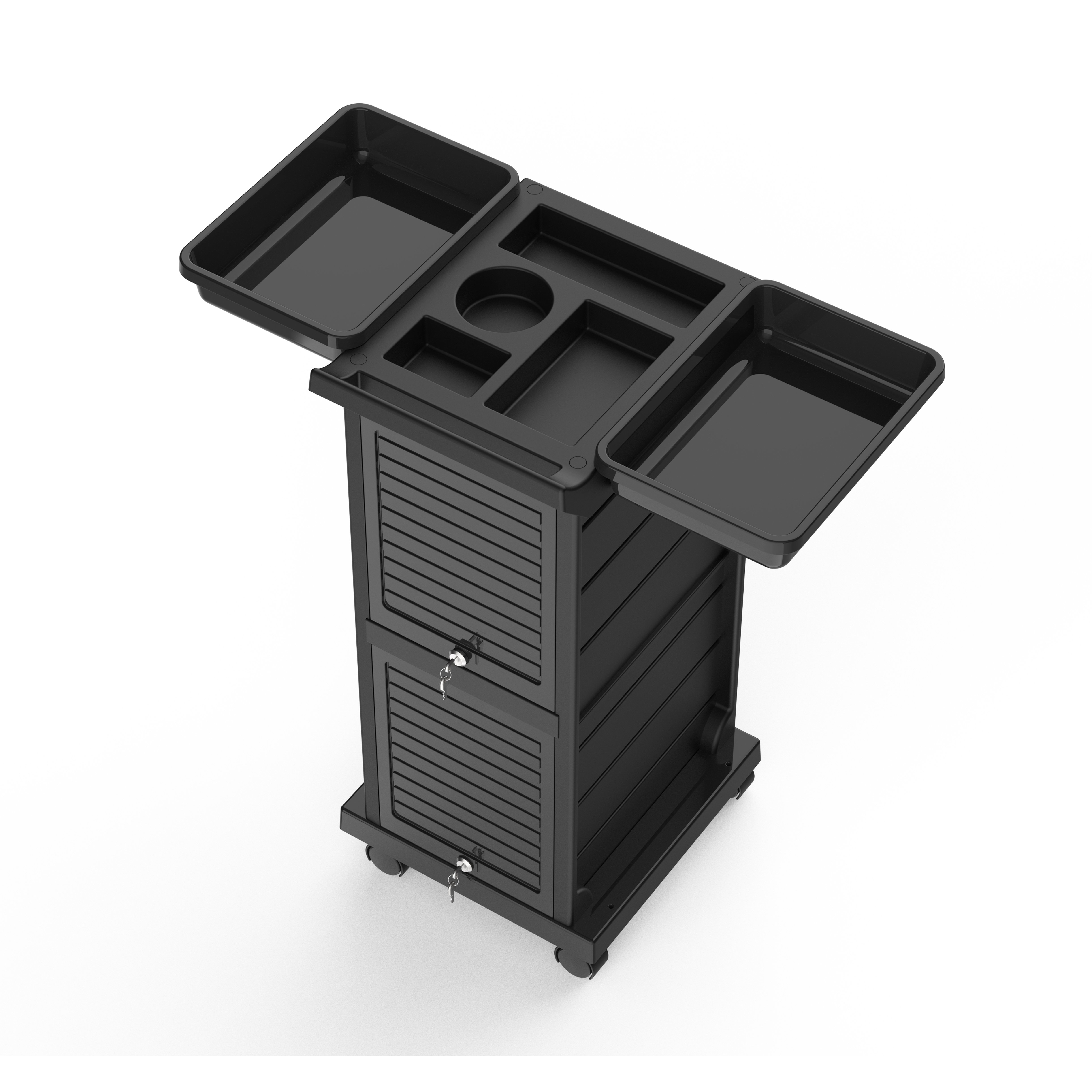 Hairdressing beauty Stylish Lockable Hair Salon Trolley