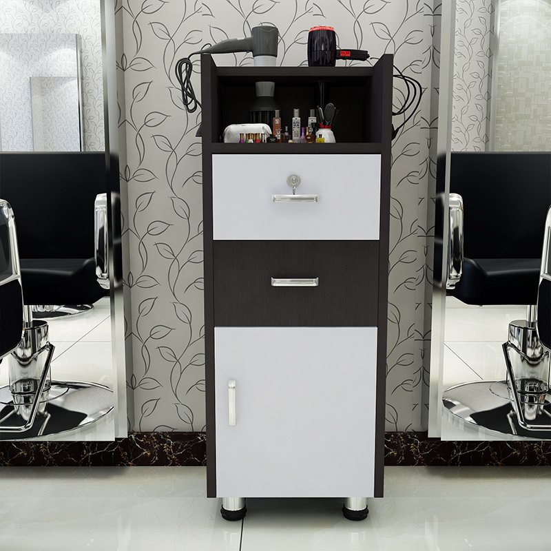 Hot Sale Professional Wood Hairdressing Salon Trolley Cart