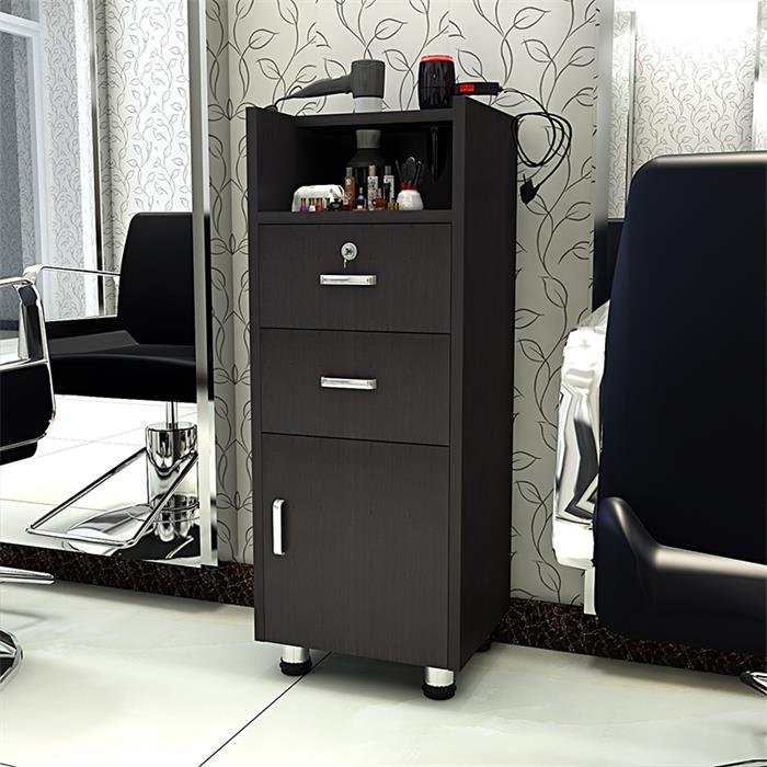 Hot Sale Professional Wood Hairdressing Salon Trolley Cart