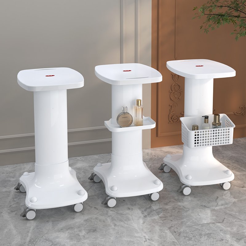 Factory Wholesale Custom Luxury Spa Salon Trolley Cart Facial Hand Cart Beauty Equipment Cart With Storage Basket