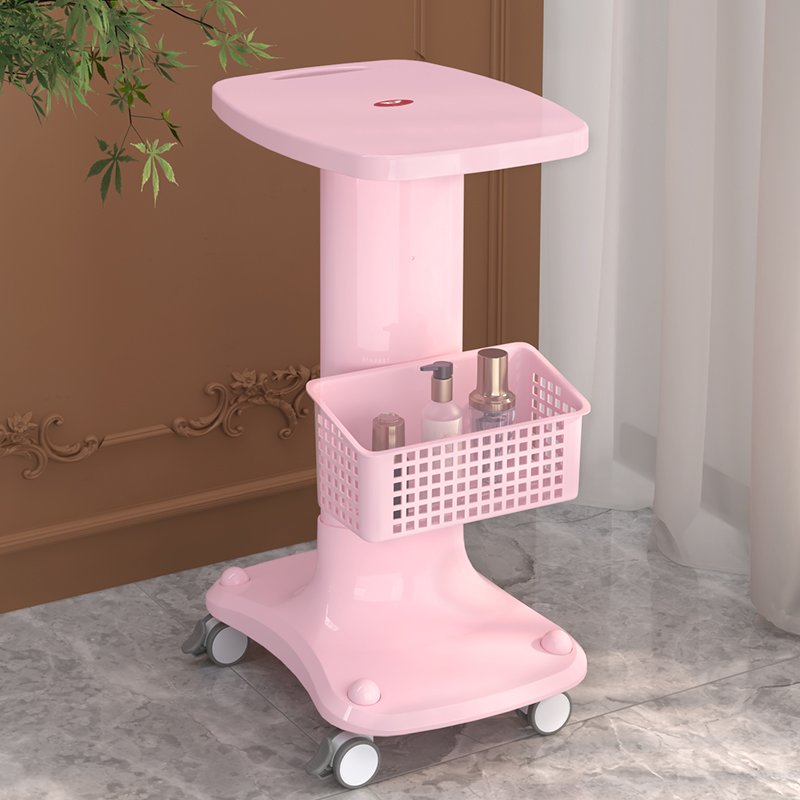 Factory Wholesale Custom Luxury Spa Salon Trolley Cart Facial Hand Cart Beauty Equipment Cart With Storage Basket