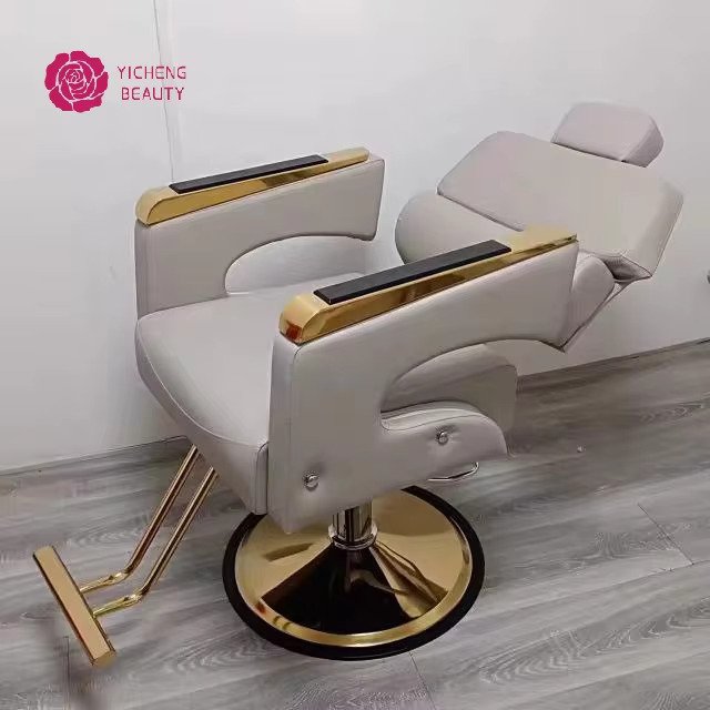 Yicheng Beauty Commercial Furniture Beauty Salon Styling Barber Chair Hairdressing Styling Chair Hair Salon Furniture for Sale