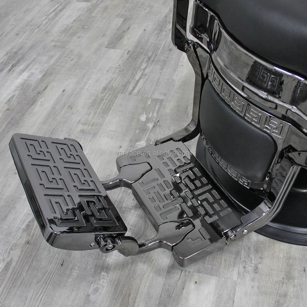 Salon barber shop equipment antique hair cutting chair vintage shaving reclining barber chair