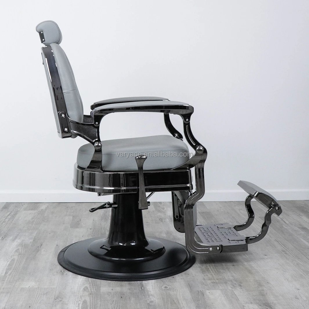 Salon barber shop equipment antique hair cutting chair vintage shaving reclining barber chair