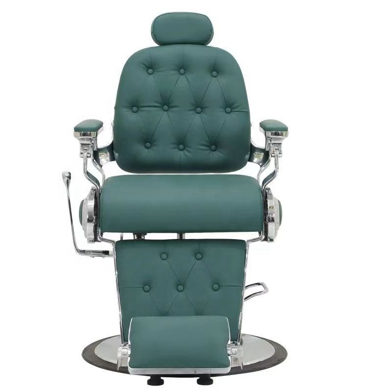 High-end hair salon hair salon chair for shaving hair salon Retro replaceable men's barber chair
