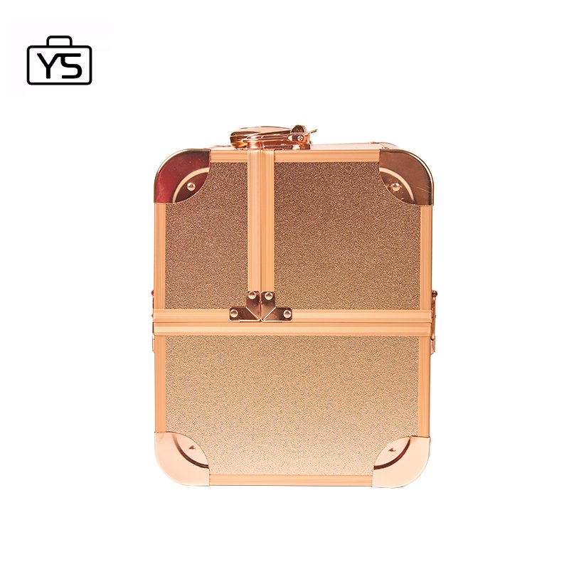 Portable Makeup Case box lightweight Beauty Case customizable makeup Train Case for women