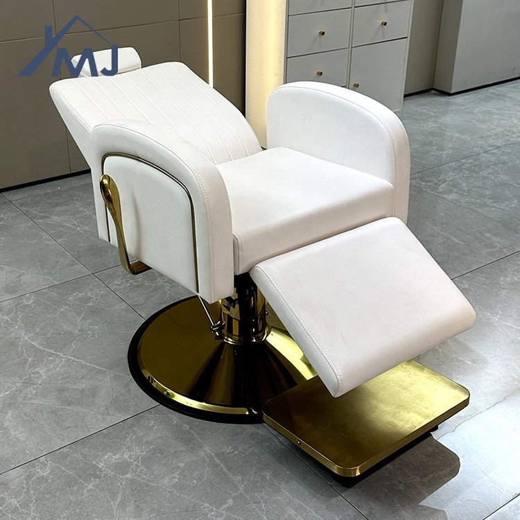 Modern Beauty Salon Furniture Head Spa Hydraulic Rotatable Barber Chair