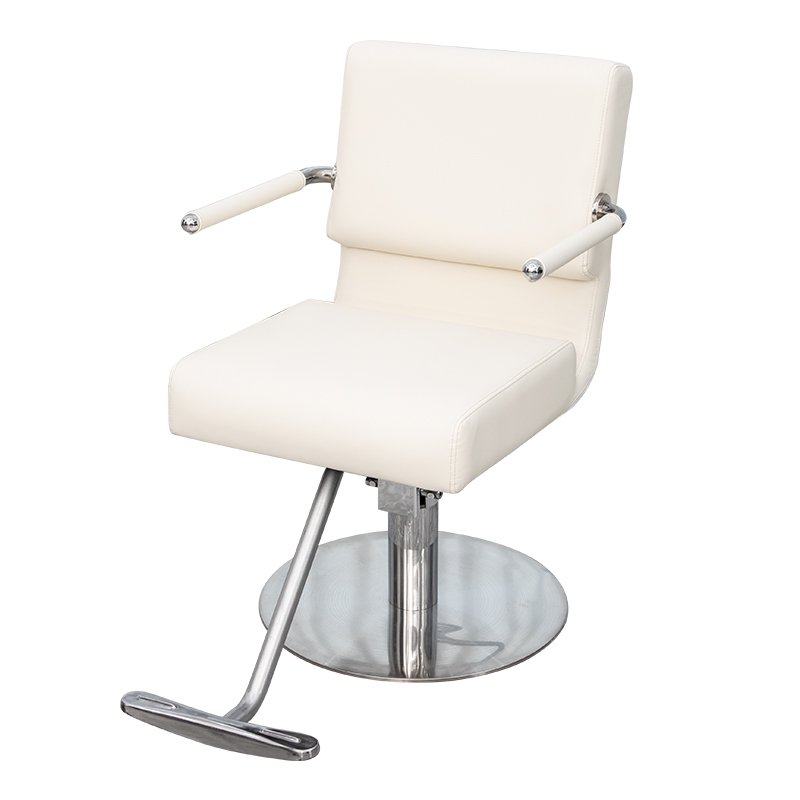 BOJUE Barber Chairs For Sale Beauty Salon Hairdressing Chair Stainless Steel Salon Equipment PU Leather Barbershop Furniture