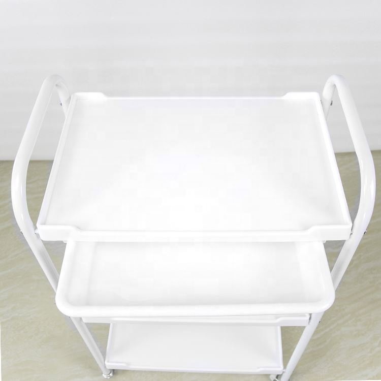 Factory Price Professional Cart Salon Trolley With drawers Salon Trolley With 4 Wheels