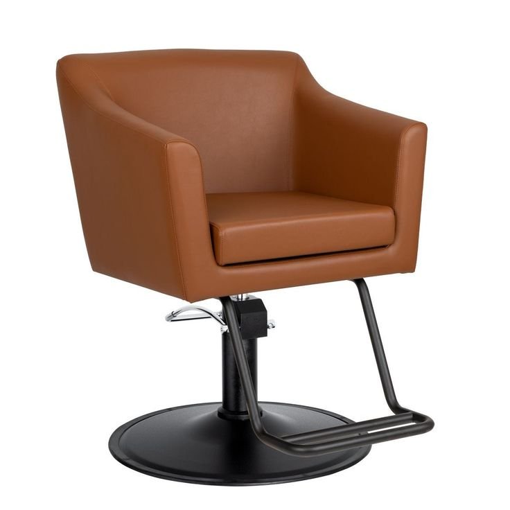 New salon brown barber chair hair salon