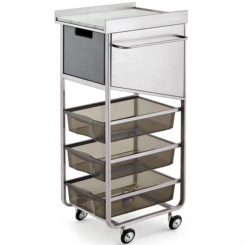 Great Foshan Factory Hot Sale Hair Salon Working Trolley