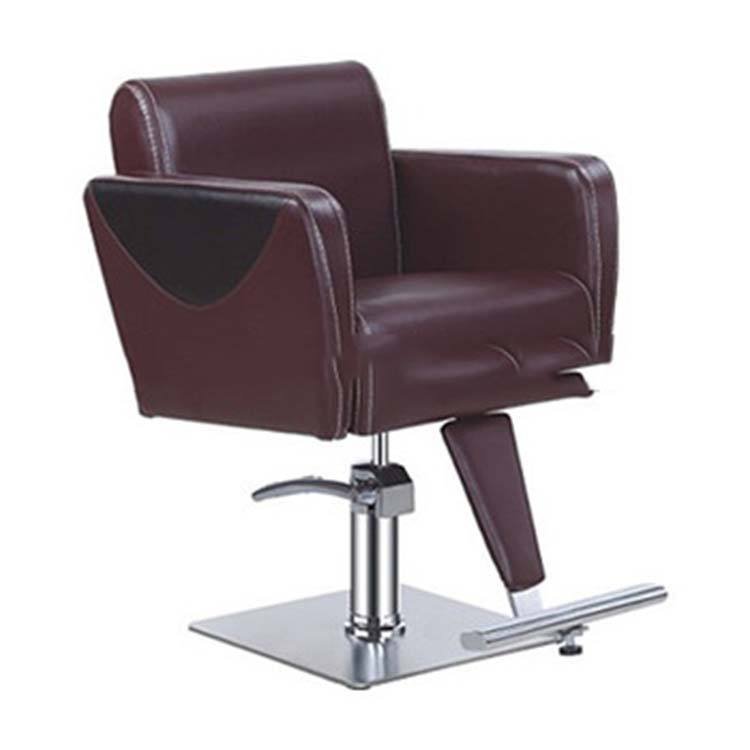 2024 Wholesale High Quality Barber Chair Salon Barber Chair Heavy Duty in Doors Brown Barber Chair
