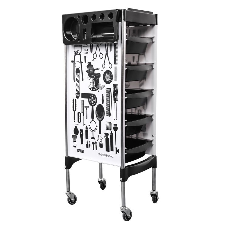 X11-6 Cheaper barber facial beauty cart spa hairdressing salon trolleys