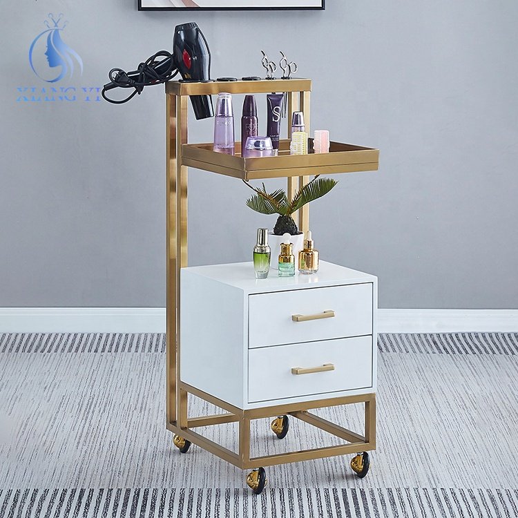 Beauty hair salon furniture barber Storage cart head spa equipment hairdressing trolley