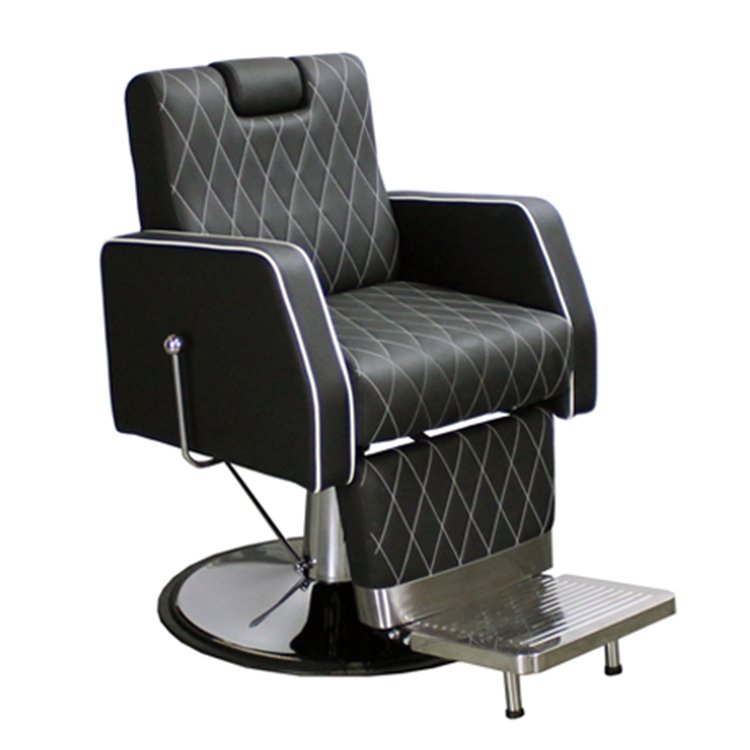 Hot Selling Che Comfortable Black Barbershop Hair Salon Furniture Hairdressing Cutting Man's All purpose Reclining Barber Chair