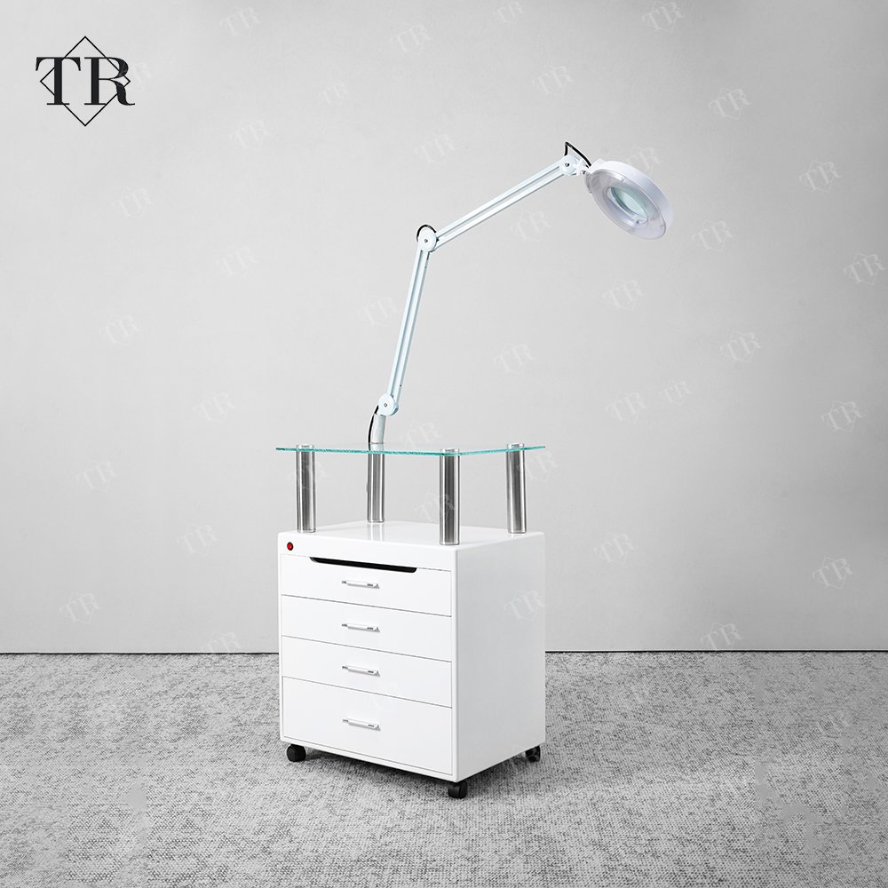 Turri Tool Cart Beauty Salon Furniture Trolley LED Ultraviolent Beauty Trolley Multi Functional Medical Cart