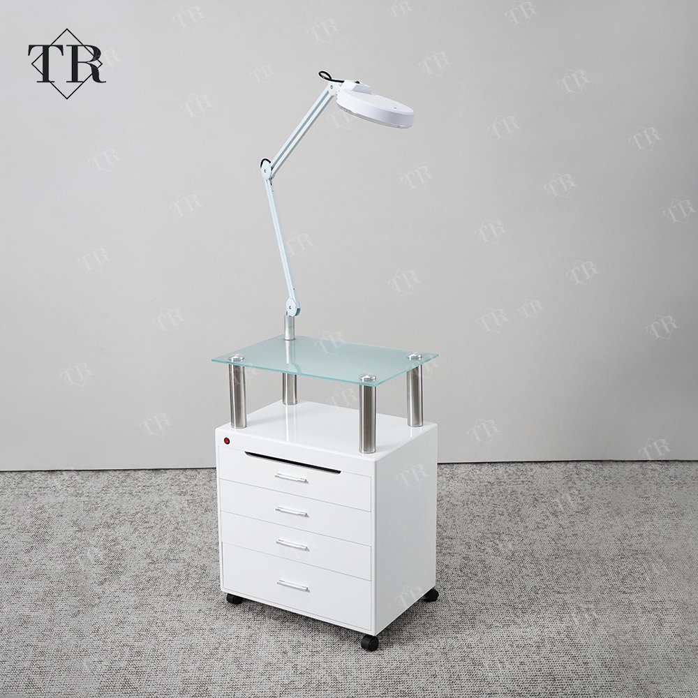 Turri Tool Cart Beauty Salon Furniture Trolley LED Ultraviolent Beauty Trolley Multi Functional Medical Cart